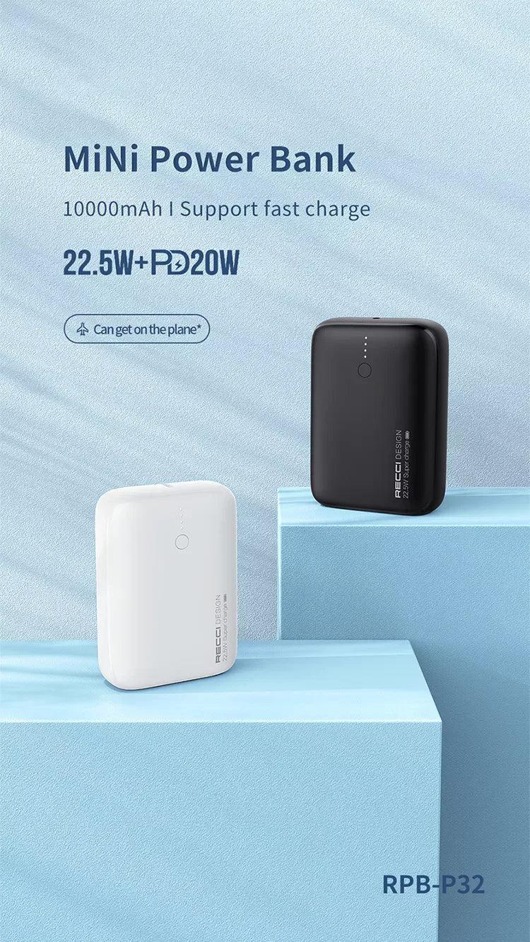 Recci MiNi Power Bank 10000mAh RPB-P32 - Three