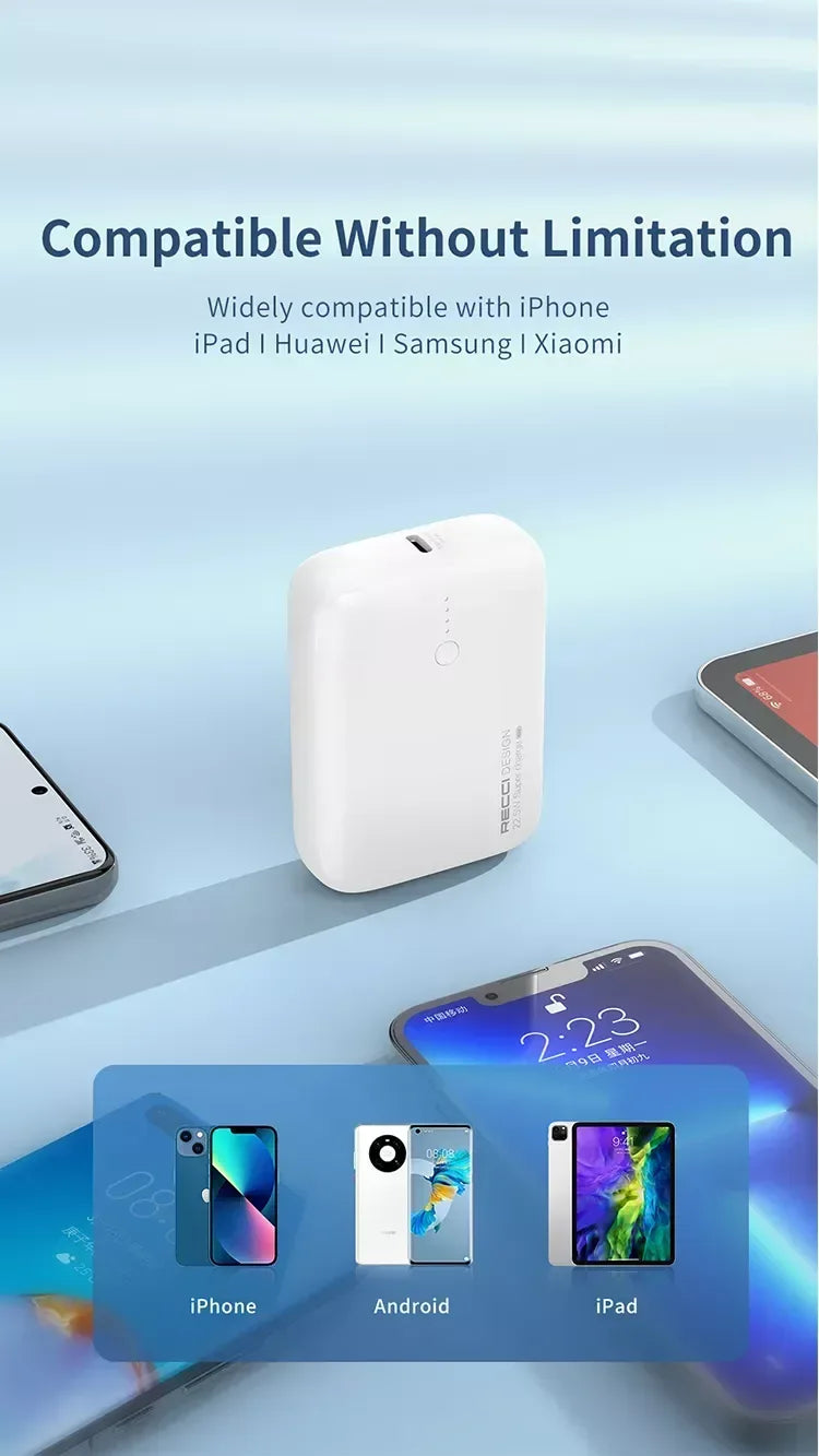 Recci MiNi Power Bank 10000mAh RPB-P32 - Three