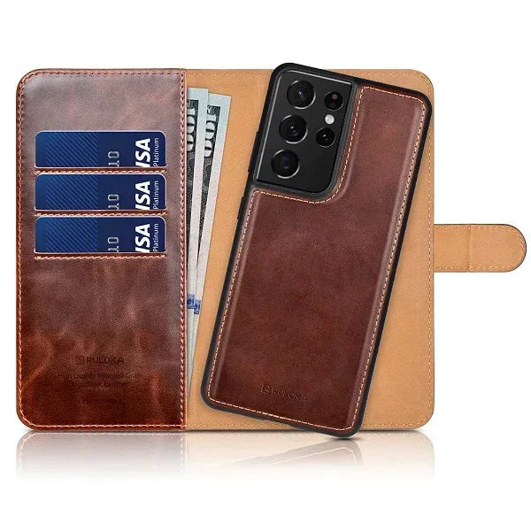 Puloka Wallet Case Samsung S21 Ultra - Three