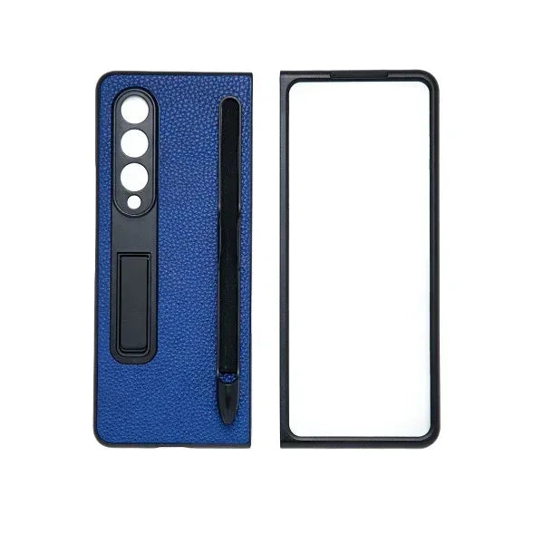 4 in 1 Full Protection Leather Case Samsung Z Fold 4 - Three