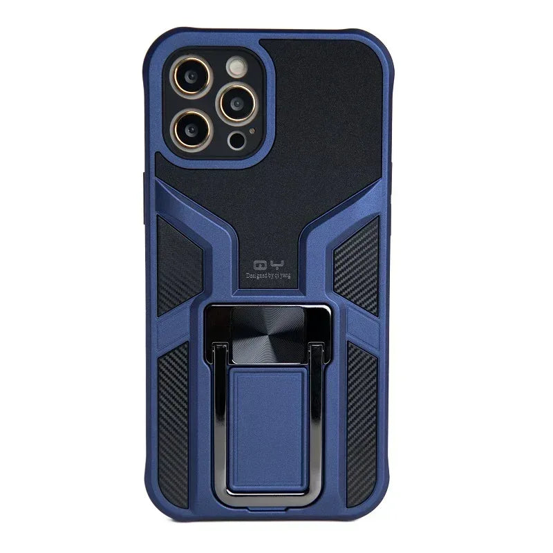 QY Stand Protector Case iPhone 12 Pro Max - Three
