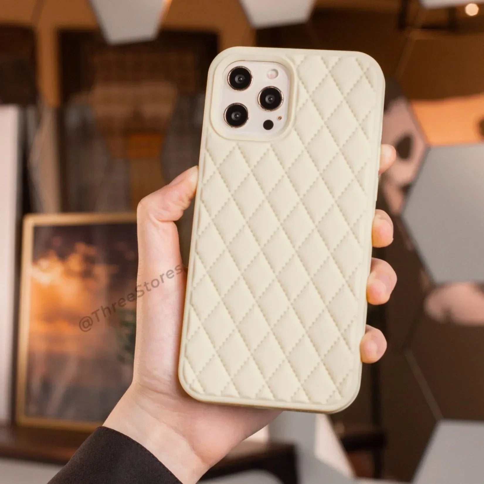 Woven Pattern Case iPhone 12 Pro Max - Three