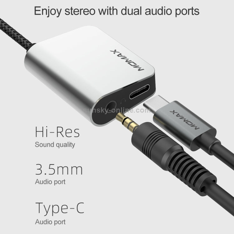 MOMAX One Link Type-C to Audio Adapter