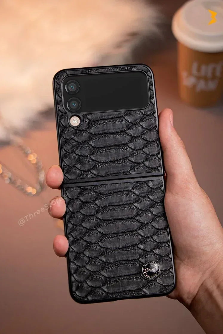 KeePhone Leather alligator Case Samsung Z Flip 3/4 - Three