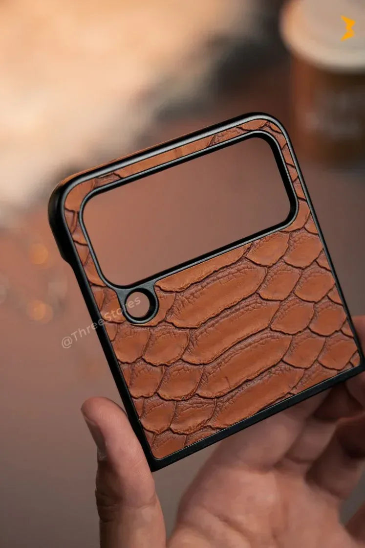 KeePhone Leather alligator Case Samsung Z Flip 3/4 - Three