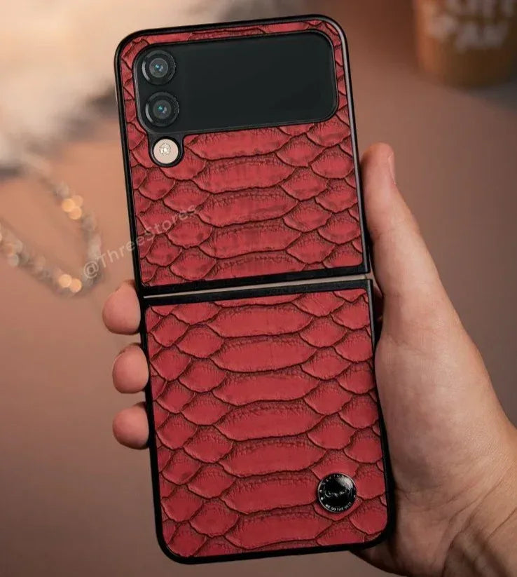 KeePhone Leather alligator Case Samsung Z Flip 3/4 - Three