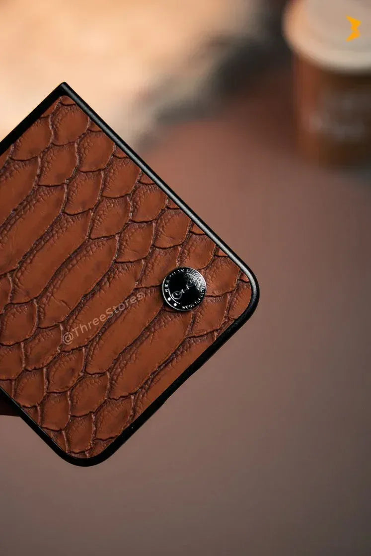 KeePhone Leather alligator Case Samsung Z Flip 3/4 - Three