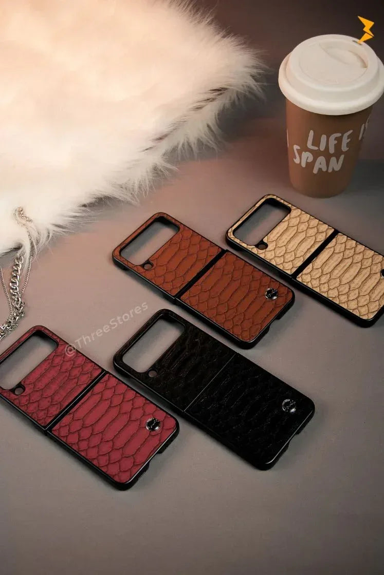 KeePhone Leather alligator Case Samsung Z Flip 3/4 - Three