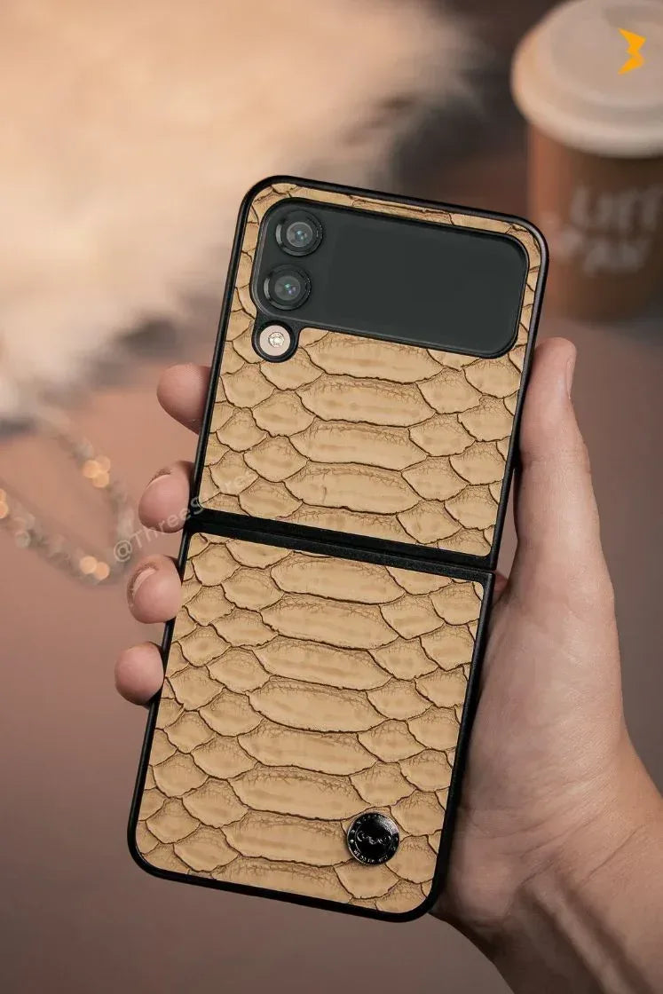 KeePhone Leather alligator Case Samsung Z Flip 3/4 - Three