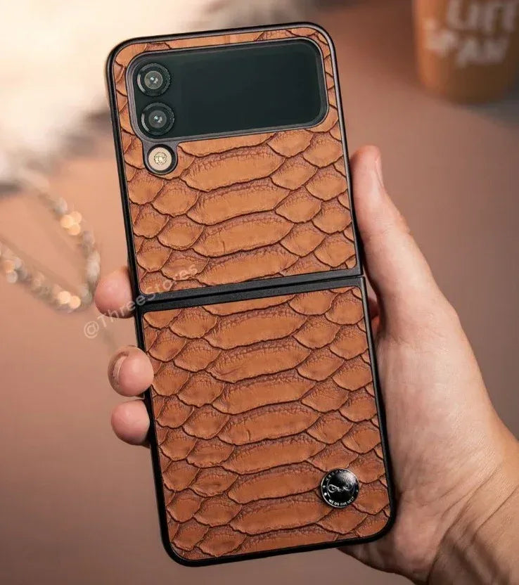 KeePhone Leather alligator Case Samsung Z Flip 3/4 - Three
