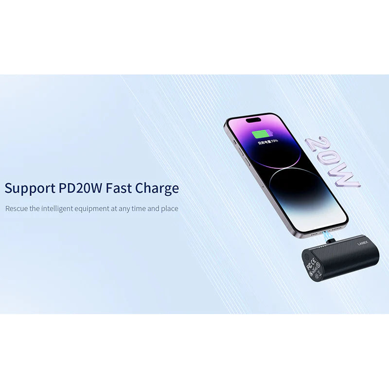 Lanex Mini Capsule Power Bank Fast Charging LP25