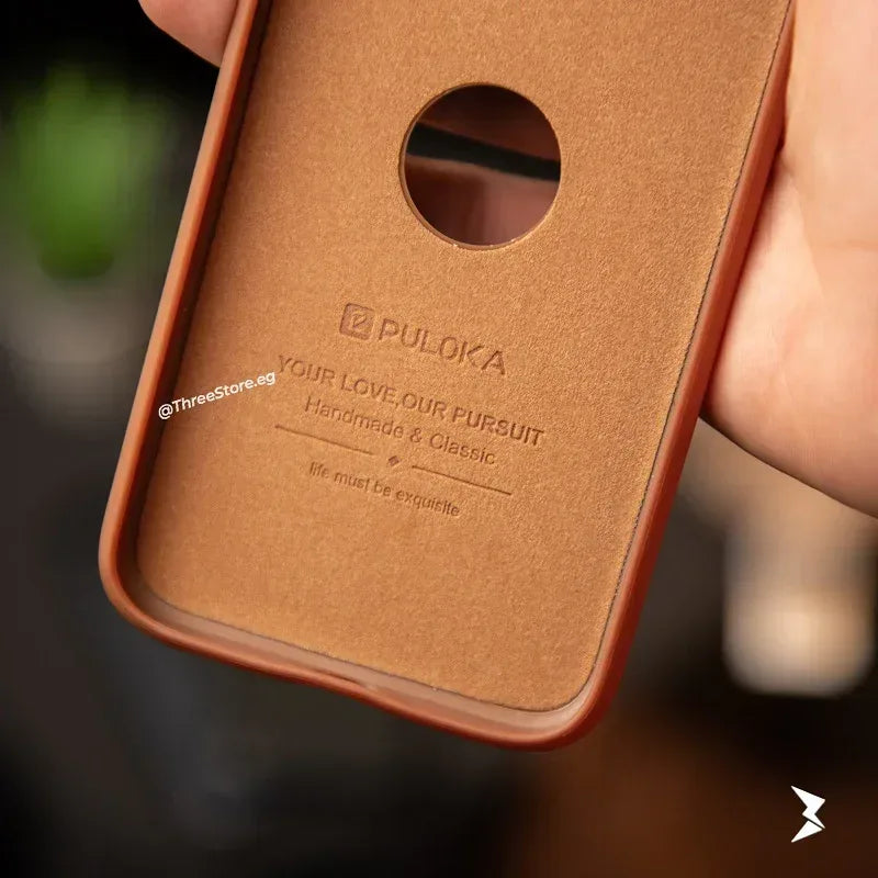 Puloka Leather Line Case iPhone 11 - Three