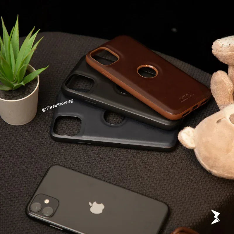 Puloka Leather Line Case iPhone 11 - Three