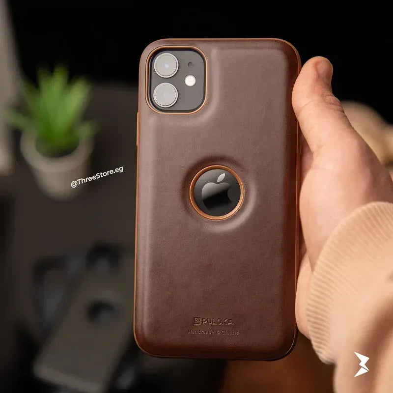 Puloka Leather Line Case iPhone 11 - Three