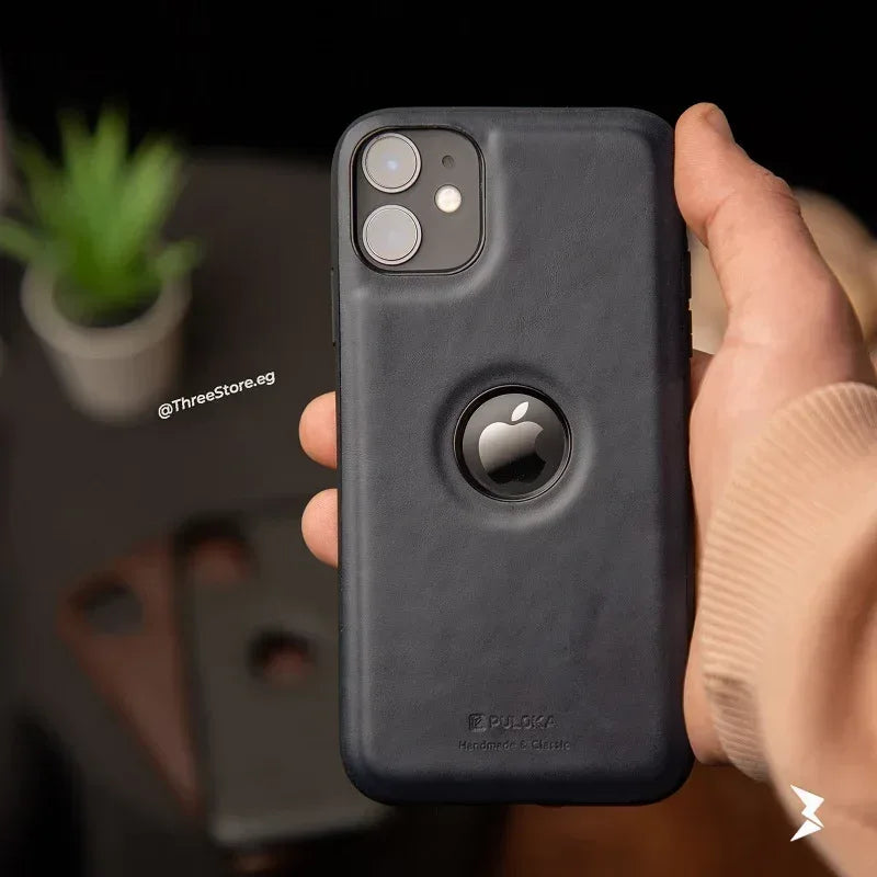 Puloka Leather Line Case iPhone 11 - Three