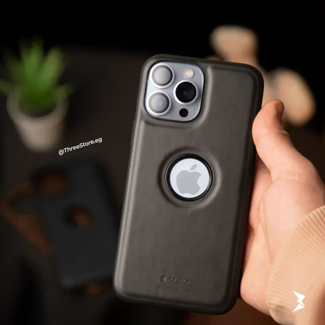 Puloka Leather Line Case iPhone 12 / 12 Pro - Three