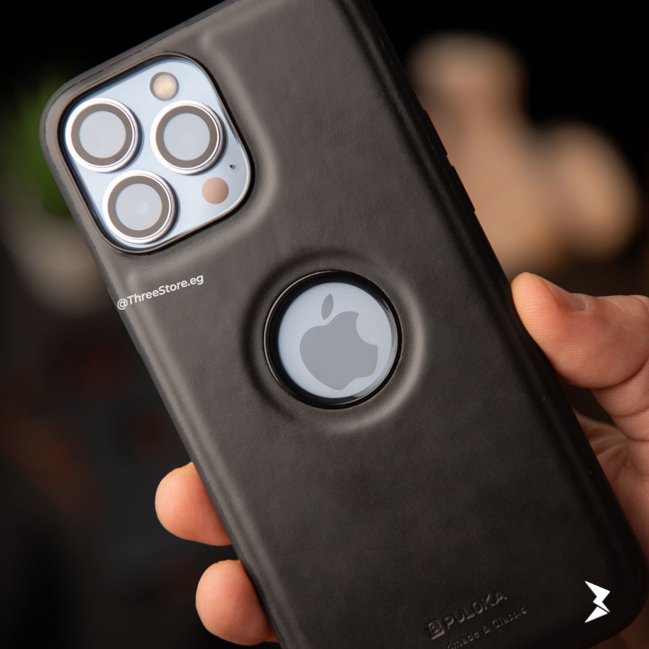Puloka Leather Line Case iPhone 12 / 12 Pro