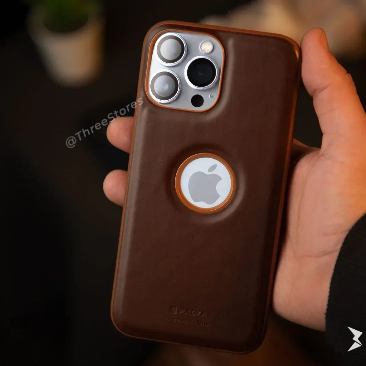 Puloka Leather Line Case iPhone 13 Pro - Three