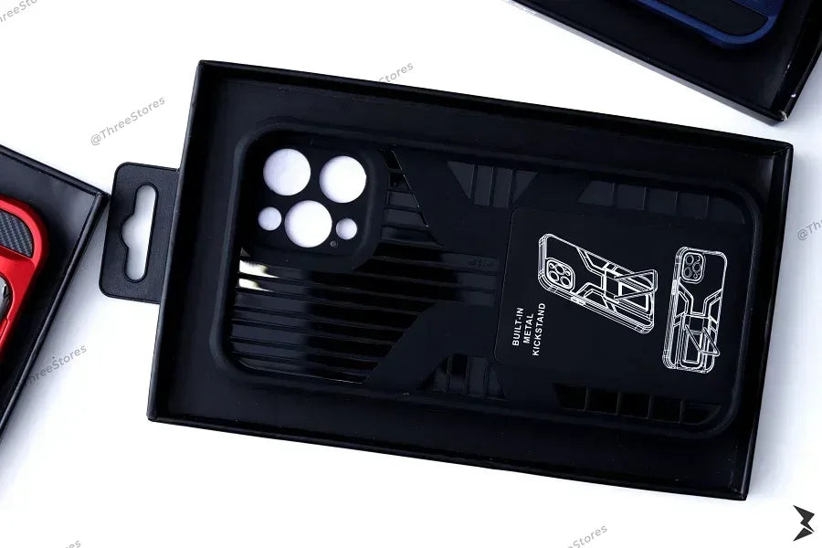 QY Stand Protector Case iPhone 12 Pro Max - Three