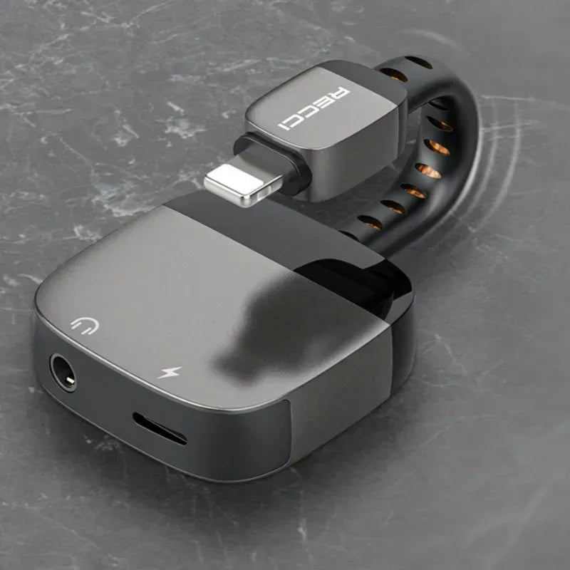 Recci Converter Lightning To Lightning & 3.5 RDS-A12 - Three