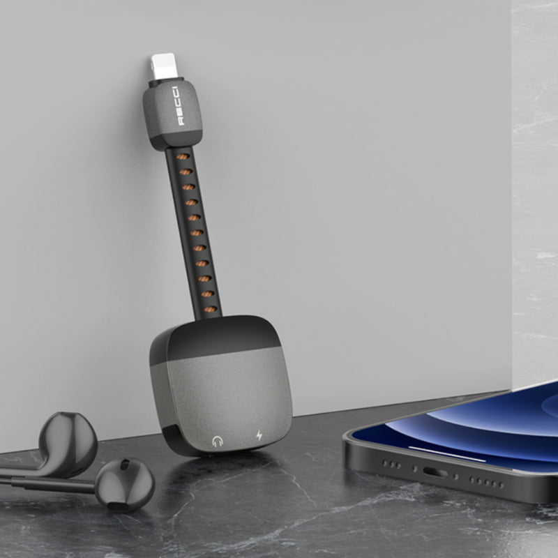 Recci Converter Lightning To Lightning & 3.5 RDS-A12