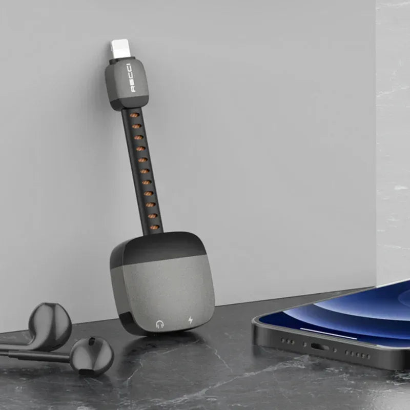 Recci Converter Lightning To Lightning & 3.5 RDS-A12 - Three