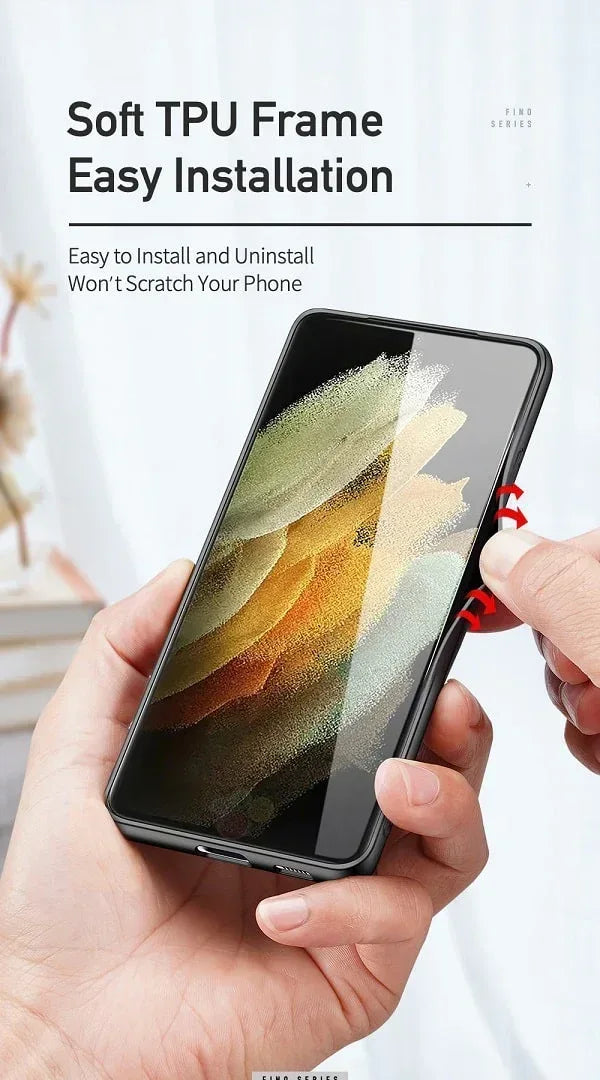 Fino Dux Ducis Fabric Case Samsung S21 Ultra - Three