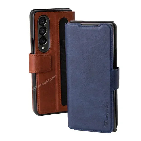HDD Flip Leather Case With Spen Samsung Z Fold 4 - Three