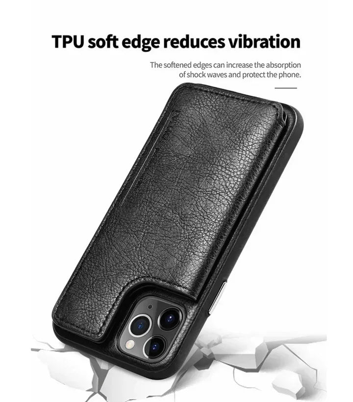 Puloka Full Back Wallet Case iPhone 12 Pro Max - Three