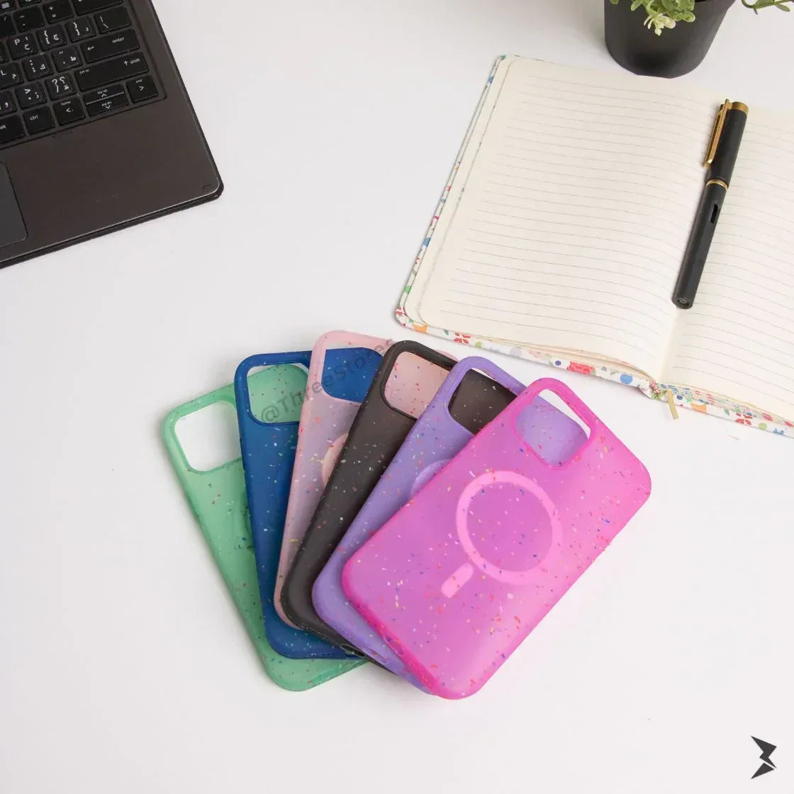 Sprinkle Transparent MagSafe Case iPhone 12 Pro Max - Three