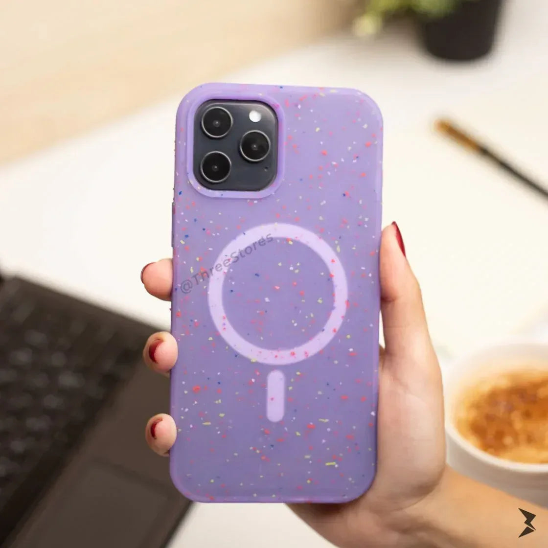Sprinkle Transparent MagSafe Case iPhone 12 Pro Max - Three