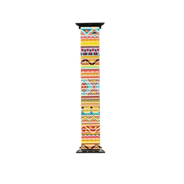 Metal Printed Watch Band For Apple Watch - Three