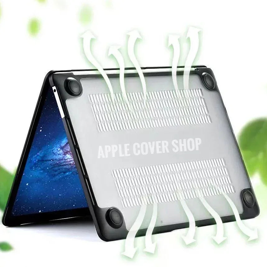 Coteetci PC Frosted Case TPU Frame Protection MacBook - Three