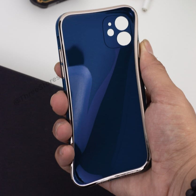 Plating Gold Lens Protection Case iPhone 11