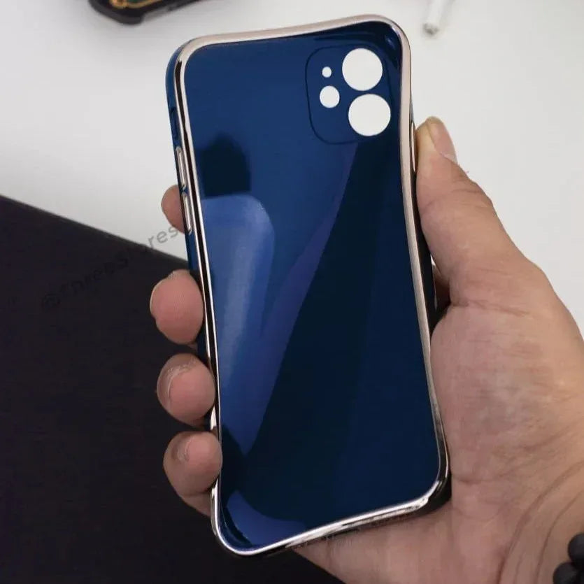 Plating Gold Lens Protection Case iPhone 11 - Three