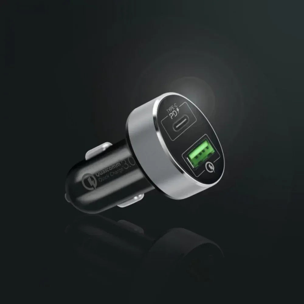 MOMAX Car Charger UC10 Dual-Port - Three
