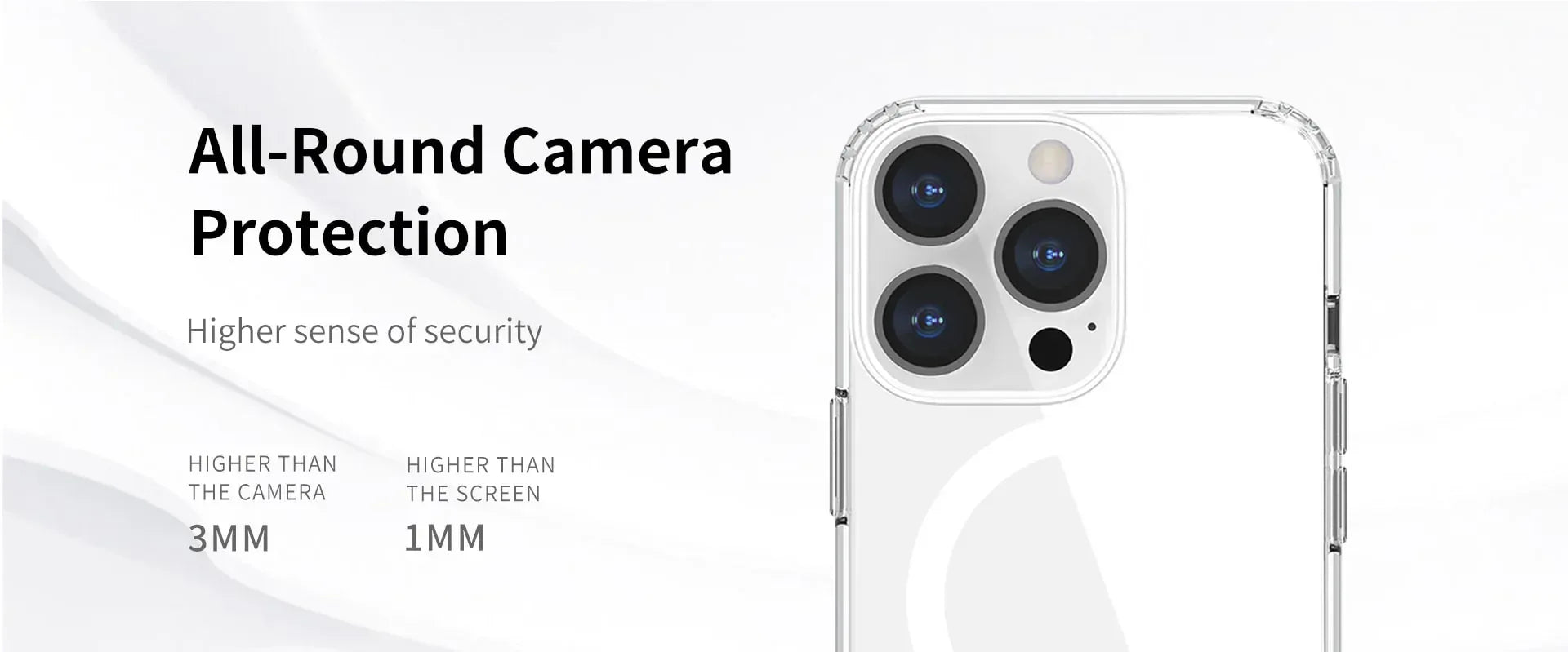 Recci MagSafe Clear Case iPhone 14 Pro Max - Three