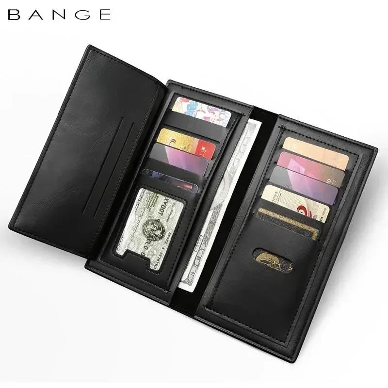 Bange PU leather Slim minimalist Wallet 577-1 - Three