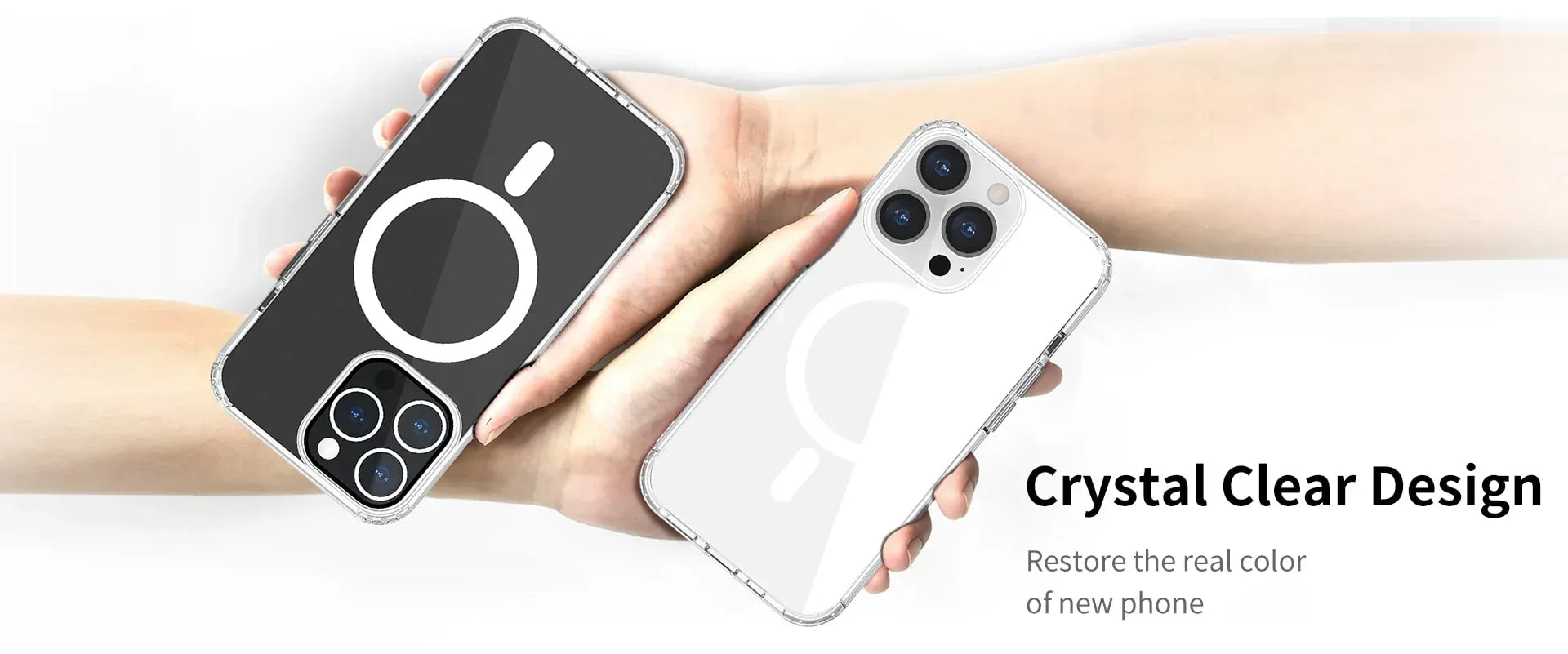 Recci MagSafe Clear Case iPhone 14 Pro Max - Three