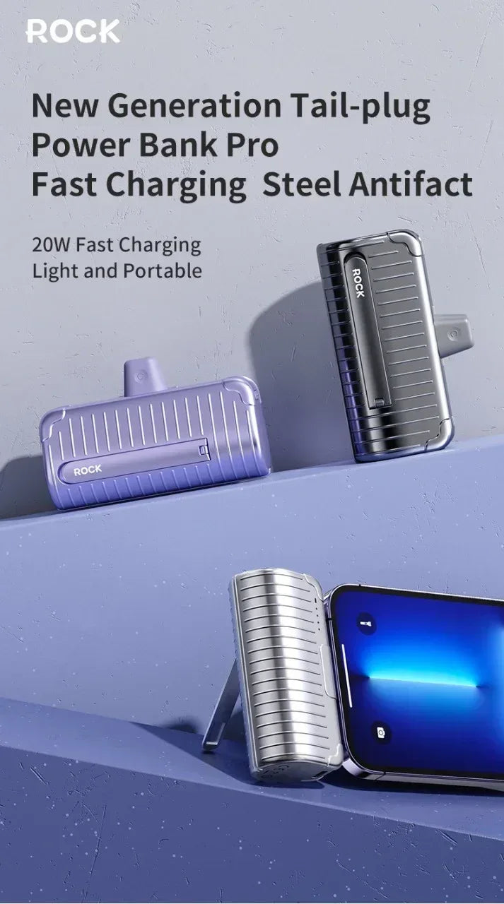 ROCK Lightning PD Power Bank 4800mAh P86 - Three