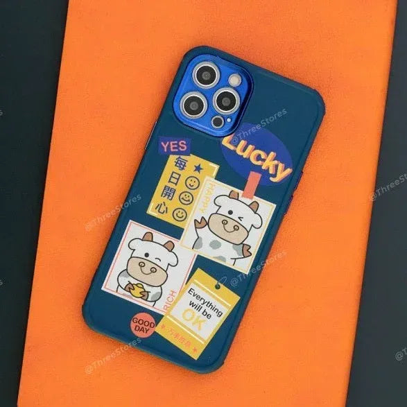 Q Series printed Camera Protection case iPhone 12 Pro Max - Three