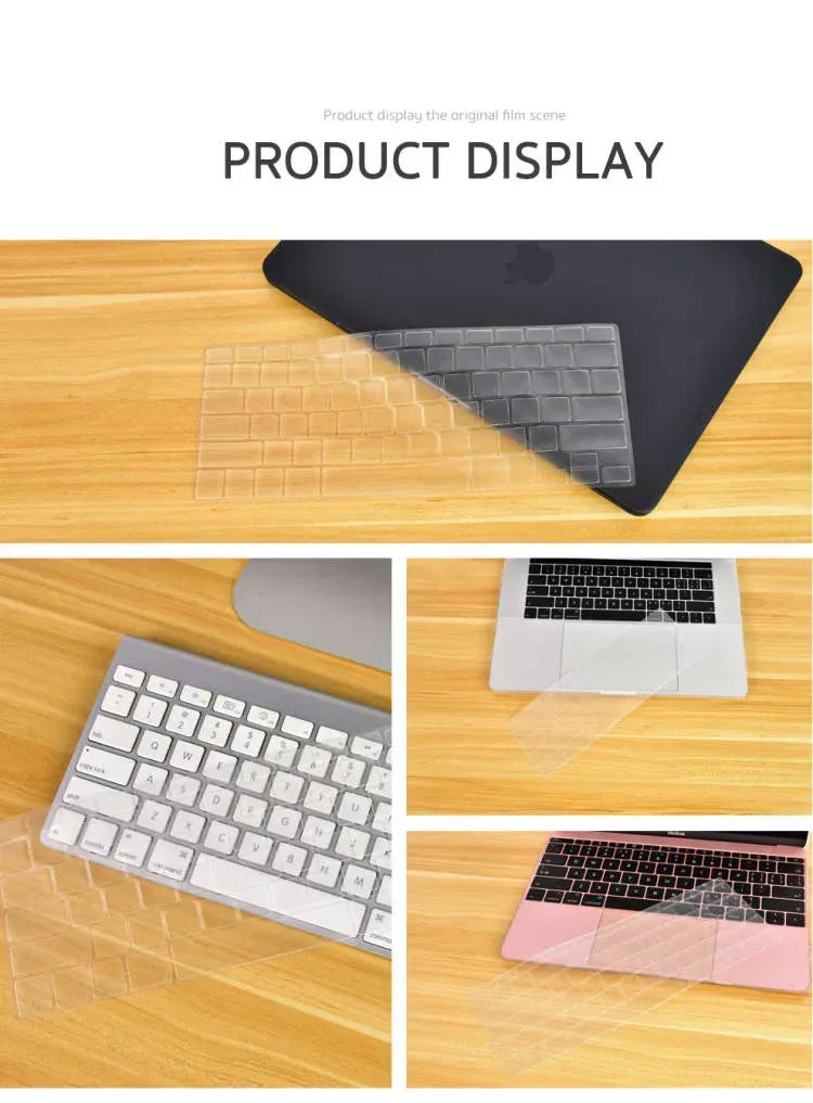 Coteetci Keyboard Skin TPU Ultra Slim MacBook Air - Three