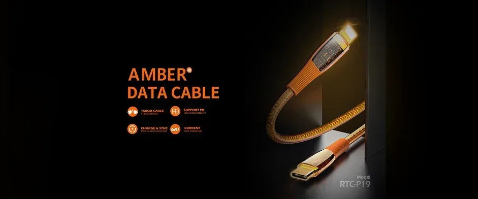 Recci Type-c to Lightning Data cable RTC-P19CL - Three