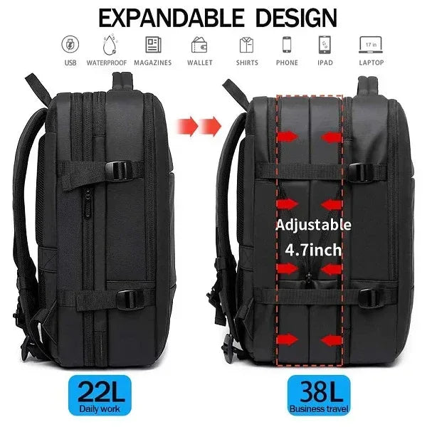 Bange Vexus Multi Compartment Travel Backpack 1908 - Three