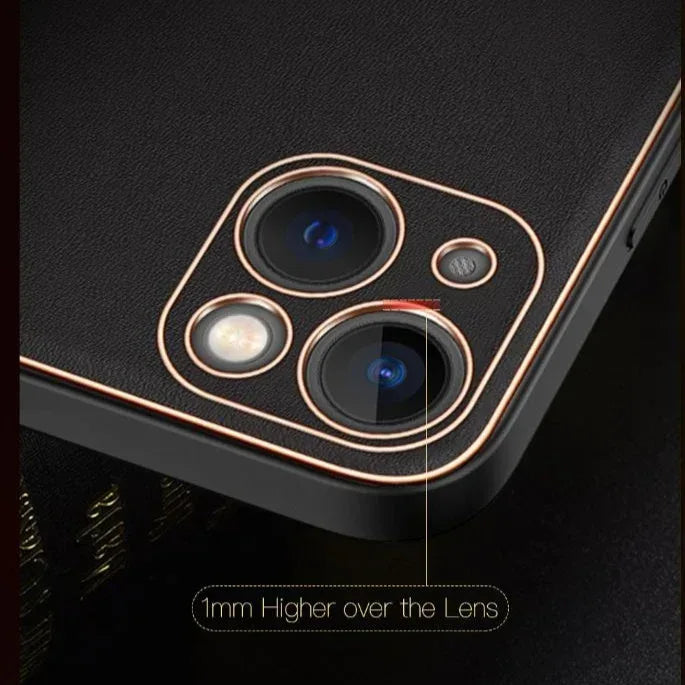 DUX DUCIS YOLO Leather Camera Protection Case iPhone 13 - Three