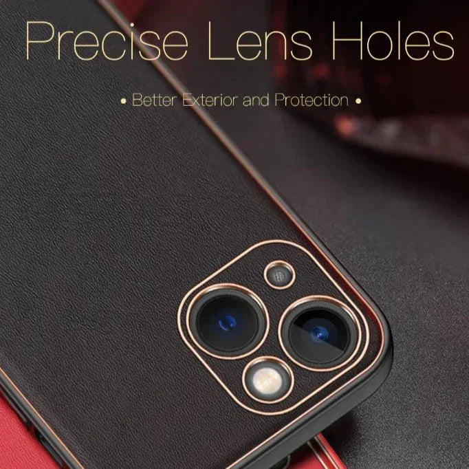 DUX DUCIS YOLO Leather Camera Protection Case iPhone 13 - Three