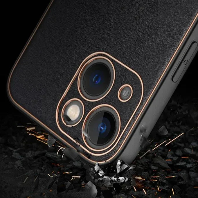 DUX DUCIS YOLO Leather Camera Protection Case iPhone 13 - Three
