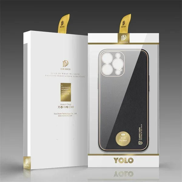 DUX DUCIS YOLO Leather Camera Protection Case iPhone 13 Pro Max - Three