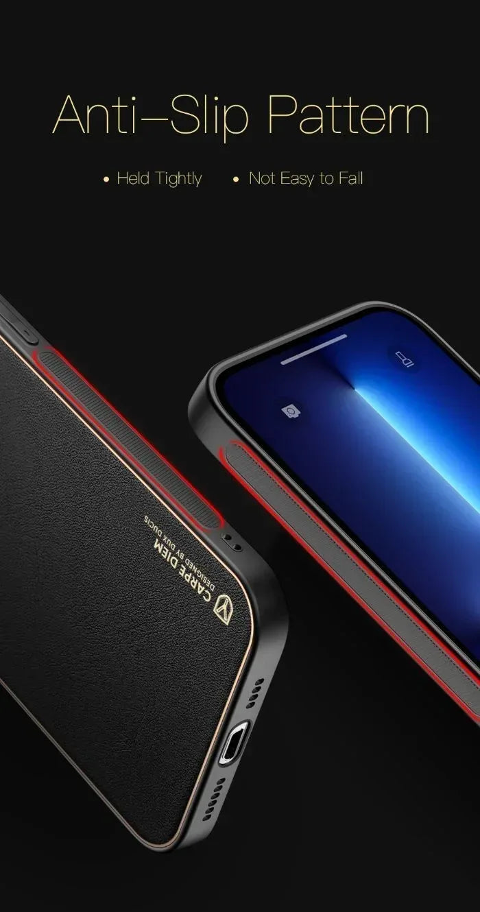 DUX DUCIS YOLO Leather Camera Protection Case iPhone 13 Pro Max - Three