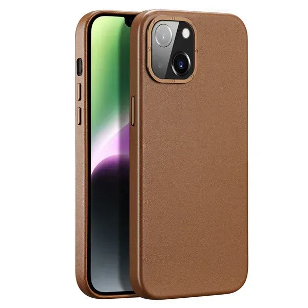 Dux Ducis Grit MagSafe Leather Case iPhone 14 Plus - Three